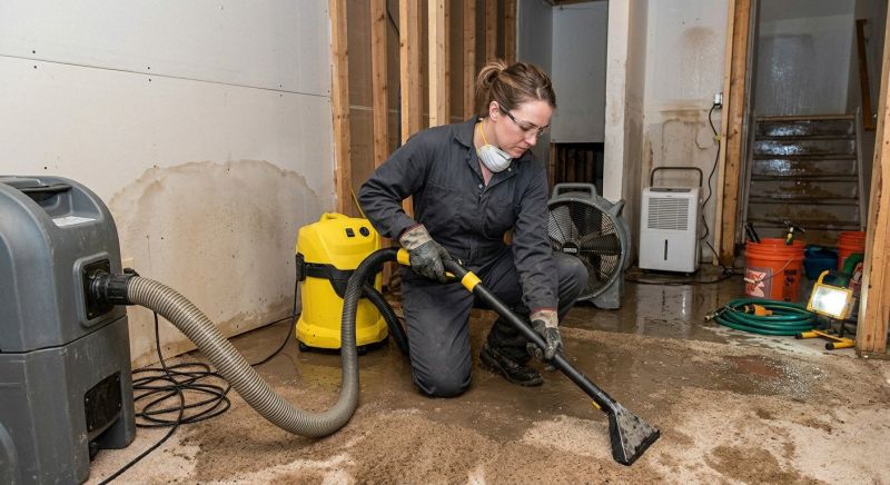 Crawlspace Water Cleanup in Chandler, AZ