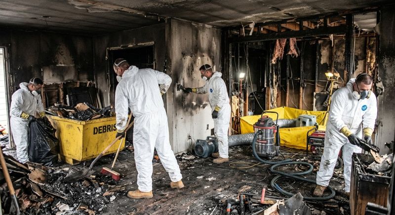 Fire Damage Cleanup in Mesa, AZ