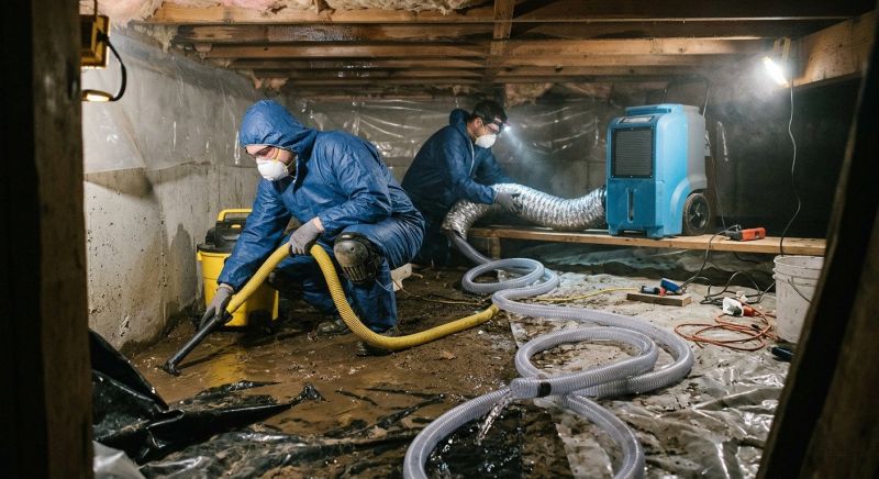 Basement Water Cleanup in Napa, CA