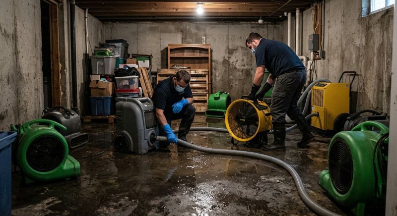 Basement Water Extraction in Santa Rosa, CA