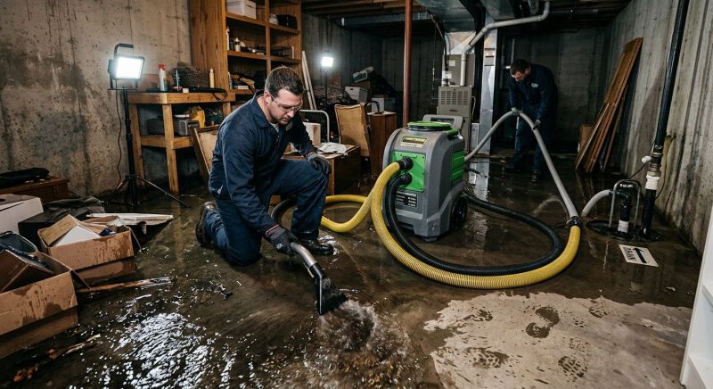 Basement Water Extraction in Santa Rosa, CA