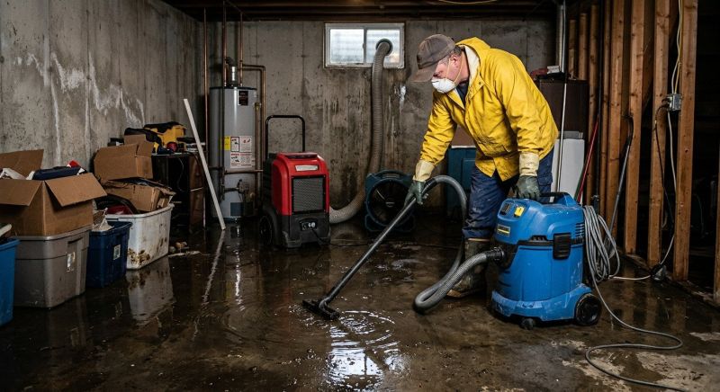 Basement Water Extraction in Scottsdale, AZ