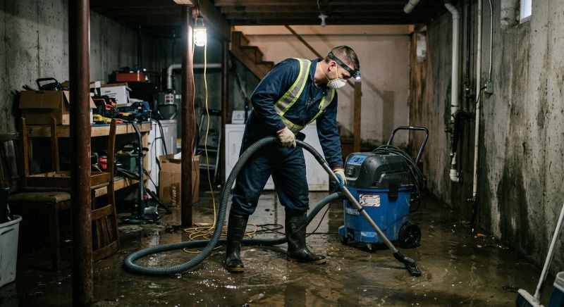 Basement Water Mitigation in Mesa, AZ