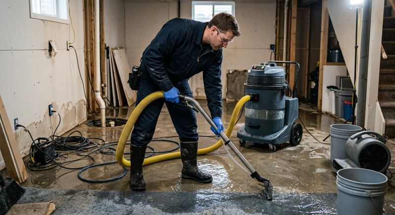 Basement Water Removal in Wilmington, NC