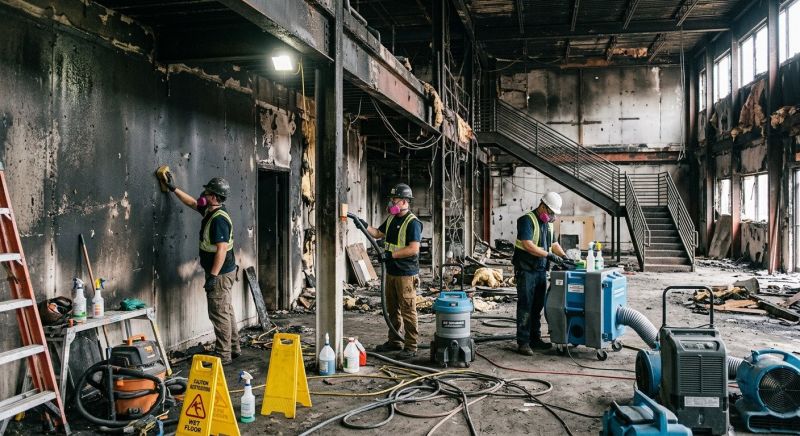 Commercial Fire Damage Repair in Mesa, AZ
