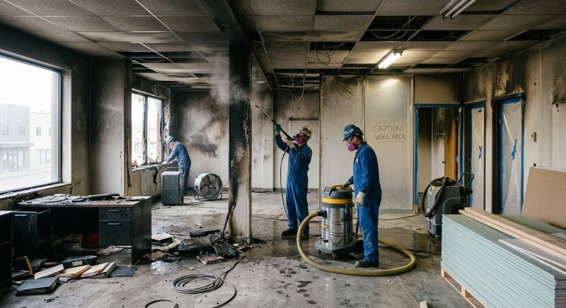 Commercial Fire Restoration in Phoenix, AZ