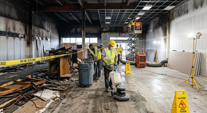 Commercial Fire Restoration in Chandler, AZ