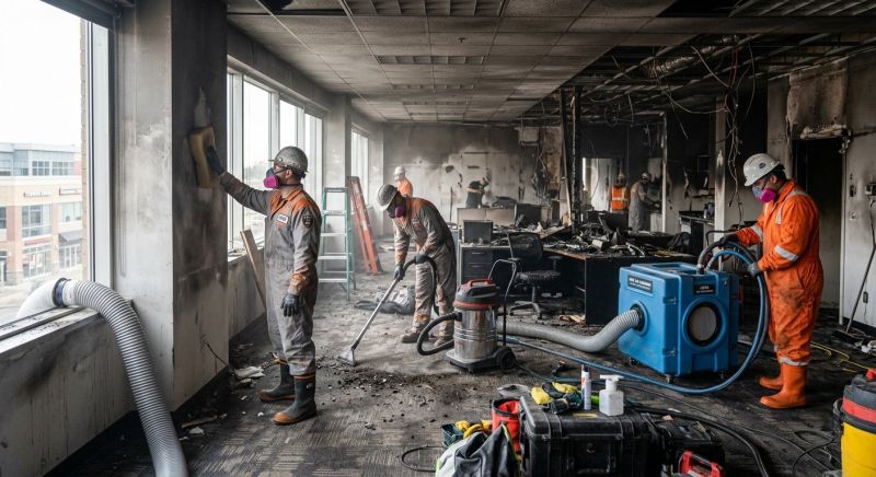 Commercial Fire Restoration in Gilbert, AZ