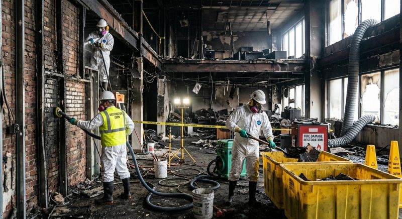 Commercial Fire Restoration in Gilbert, AZ