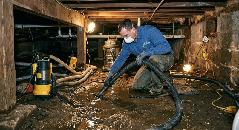 Crawlspace Water Cleanup in Chandler, AZ