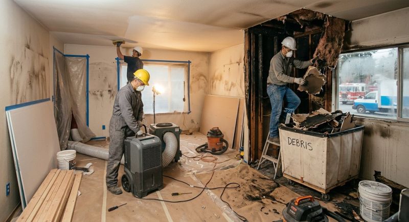 Fire Damage Reconstruction in Scottsdale, AZ