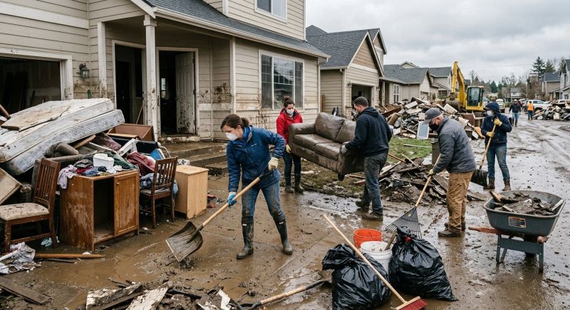 Flood Damage Cleanup in Napa, CA