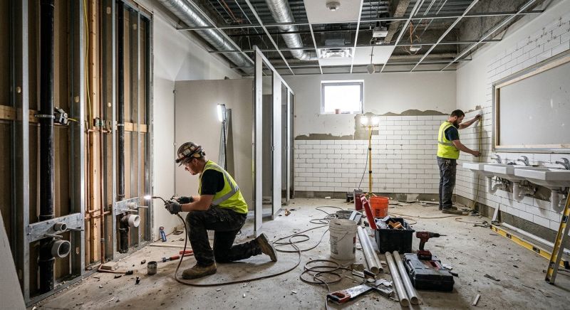 Office Restroom Renovation in Arvada, CO