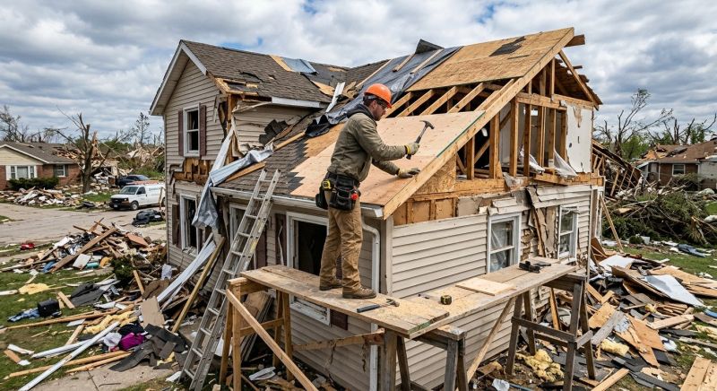 Tornado Damage Restoration in Olathe, KS